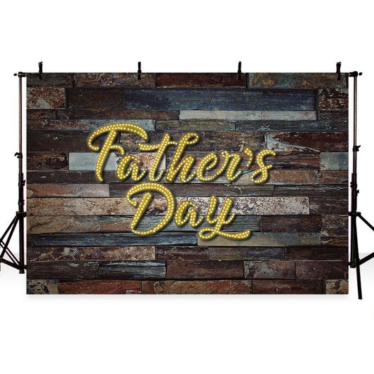 Father's Day Background Wood Backdrop G-339