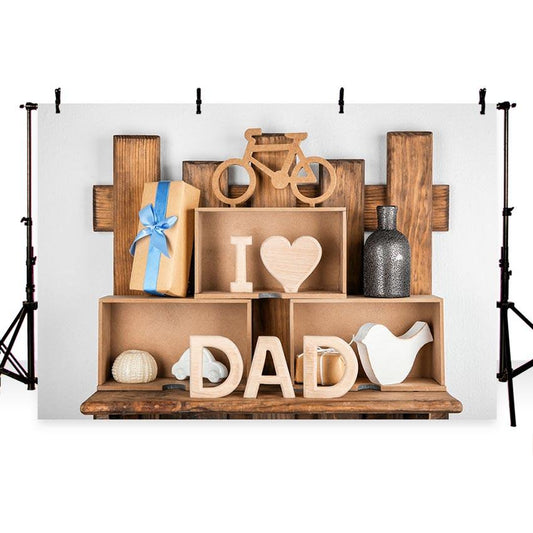 Father's Day Backdrop Wood Backdrops G-402