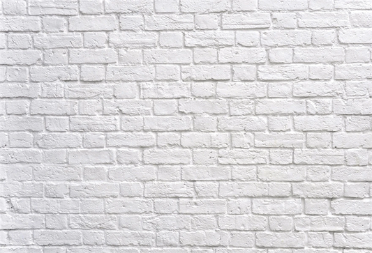 White Brick Wall  Photography Studio Backdrop  G-56