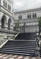 Palace Antique Building Gothic Stone Stairs Courtyard Backdrops G-628