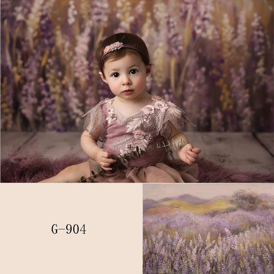 Blurred Style Newborn Baby Photography Backdrop G-904
