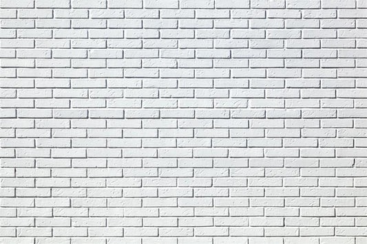White Brick Wall Party Room Decorations Photo Backdrop