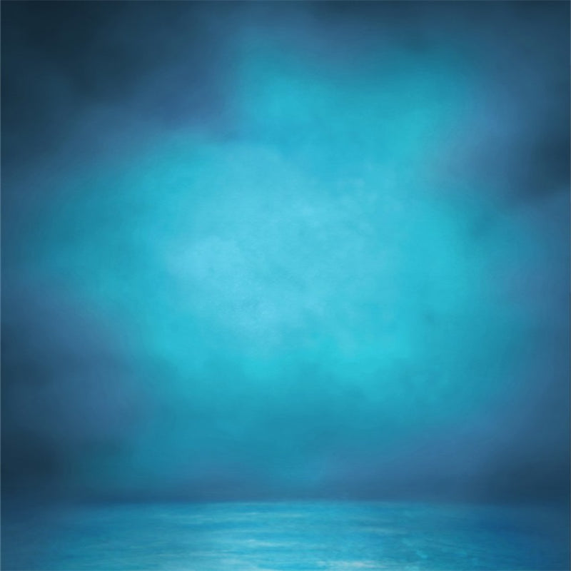 Cyan Abstract Texture Portrait Photo Backdrop HF-0017