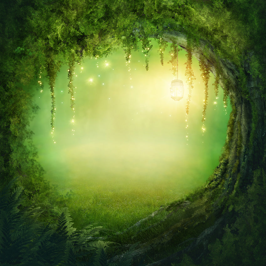 Forest Fairytale Backdrops Mysterious Cave Background J03529