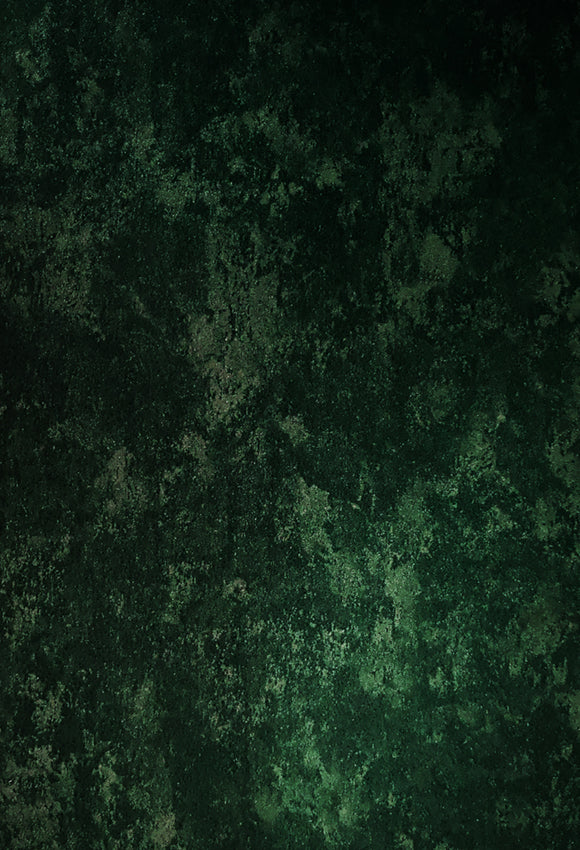 Deep Green Black Spot Abstract Backdrop LM-01389