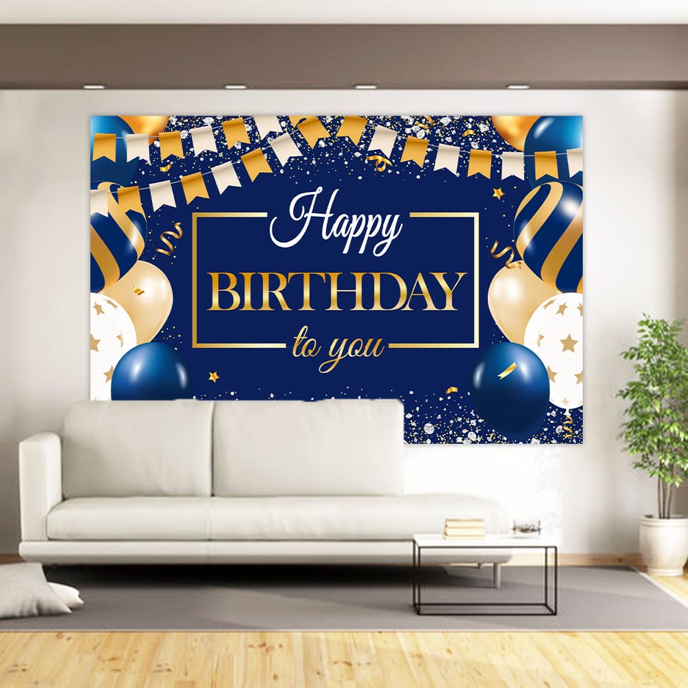 Custom Birthday Celebration Decoration Backdrop M-05