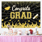 Congrats Graduation Party Decor Custom Backdrop M-15