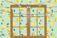 Lemon Window Summer Photography Backdrop 