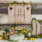 Summer Photography Lemon Tree Barn Backdrop M-35