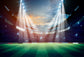 Night Football Field Spotlights s Sports Photo  Booth Backdrop M063