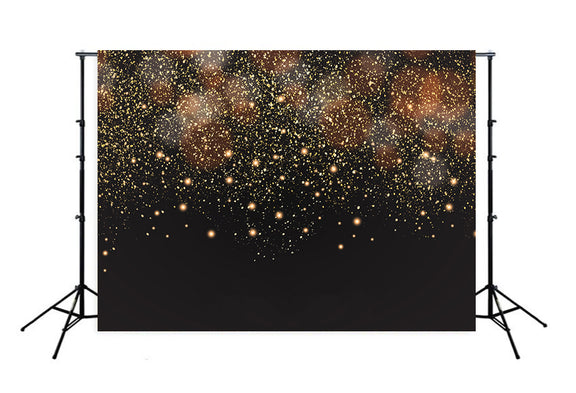 Bokeh Glittering Golden Particles Backdrop for Photography M133 – Dbackdrop