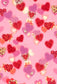 Romantic Valentine's Day Pink Backdrop for Photography MR-2181