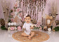 Pink Flower Beautiful Children Backdrops for Photography NB-387