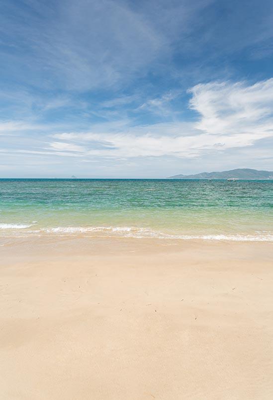 Beach Photo Back Beach Ocean Summer Holiday Photo Booth Backdrops S-3149