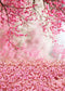 Pink Spring Flowers Beautiful Photo Backdrop S-982