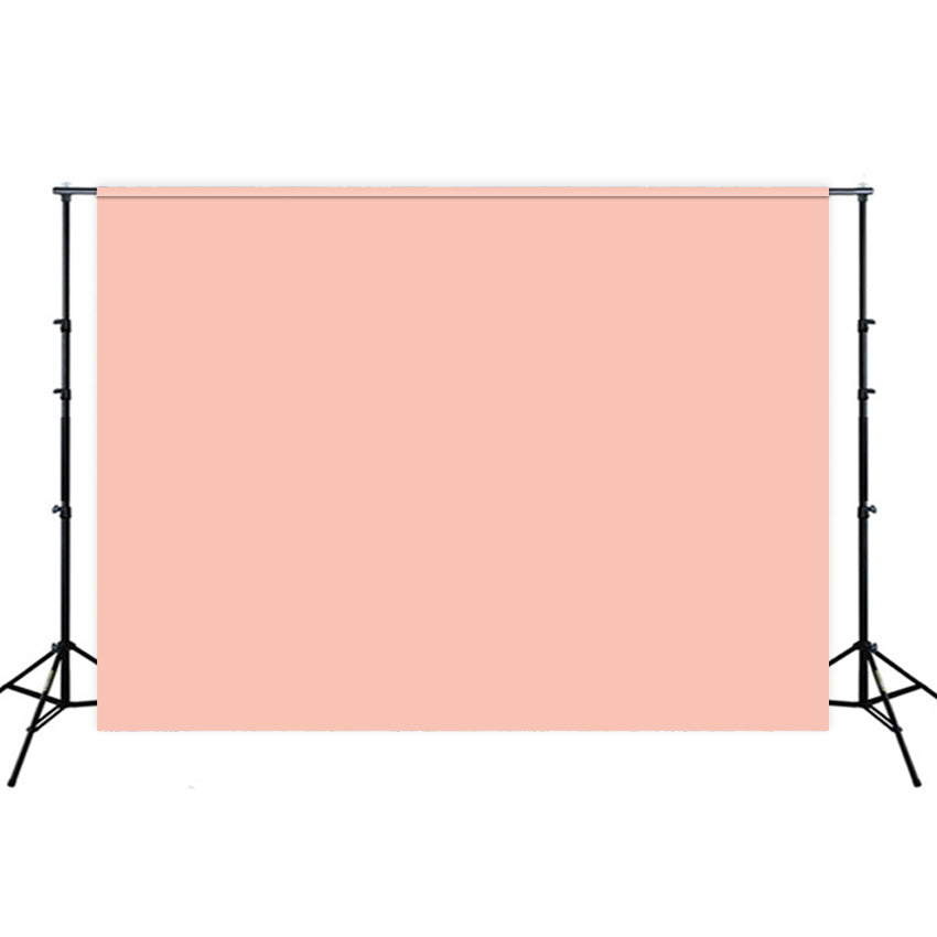 Coral Solid Color Backdrop for Portrait Photo Studio