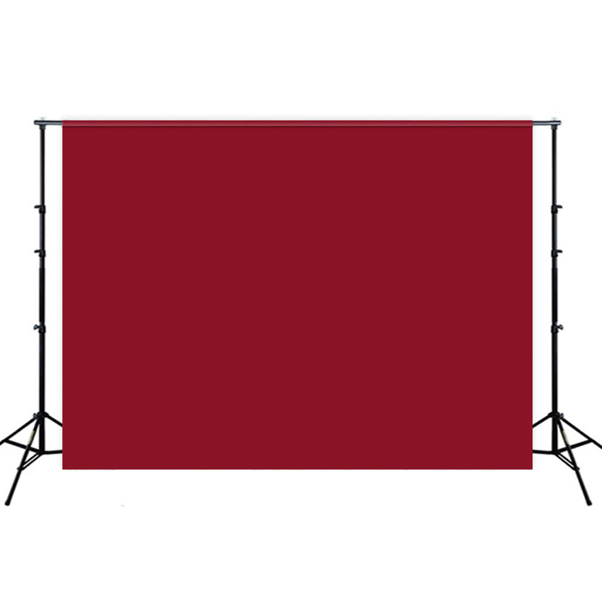 Solid Color Burgundy Muslin Photo Booth Backdrops