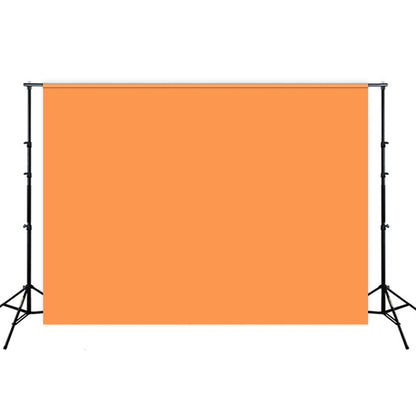 Solid Color Tangerine Portrait Backdrop for Photo Studio