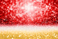Sparkling Red Gold Bokeh Photography Backdrop