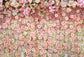 Pink and White Rose Flowers Wedding Backdrop SH-1010