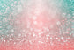 Glitter Pink Green Bokeh Photography Backdrop