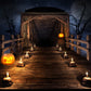 Halloween Wooden Bridge Photo Studio Backdrop 