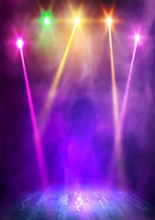 Colorful Light Effect Spotlight  Satge Performance Backdrop