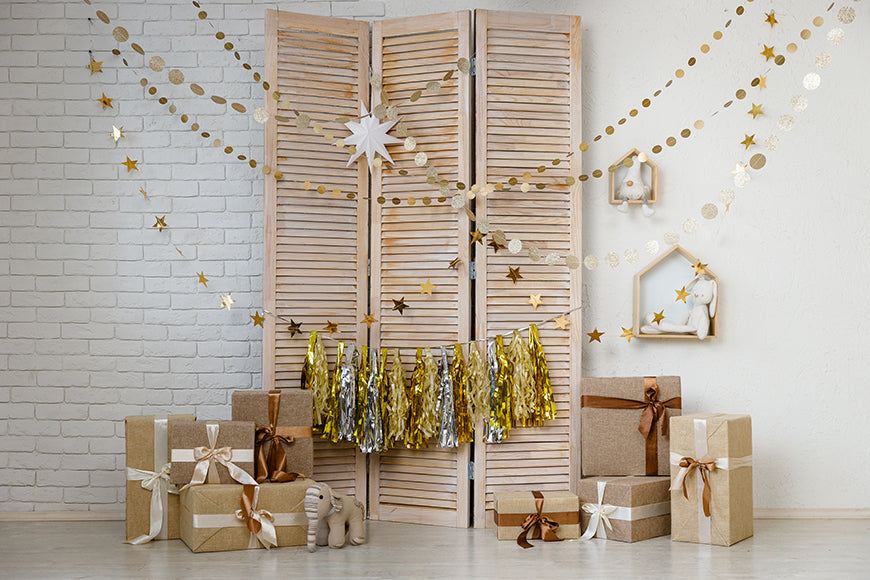 Gifts Decor White Wall Children  Photography Backdrop