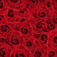 Red Rose Petals Valentine's Day Floral Backdrop