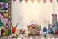 Happy Easter Bunny Easter Eggs Photo Booth Backdrop SH088