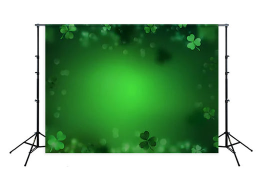 Green Happy St. Patrick's Day Photo Backdrop SH162