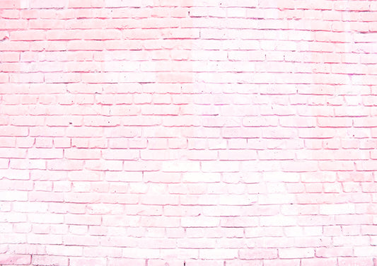 Light Pink Brick Wall Backdrop for Photography Party Decoration
