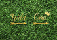 Green Leaves Wall 1st Birthday Custom Backdrop TKH1555