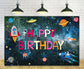 Space Theme  Birthday Party Bakckdrop TKH1592