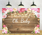 Rustic Wood Baby Shower  Banner  Decorations for Girls and Boys