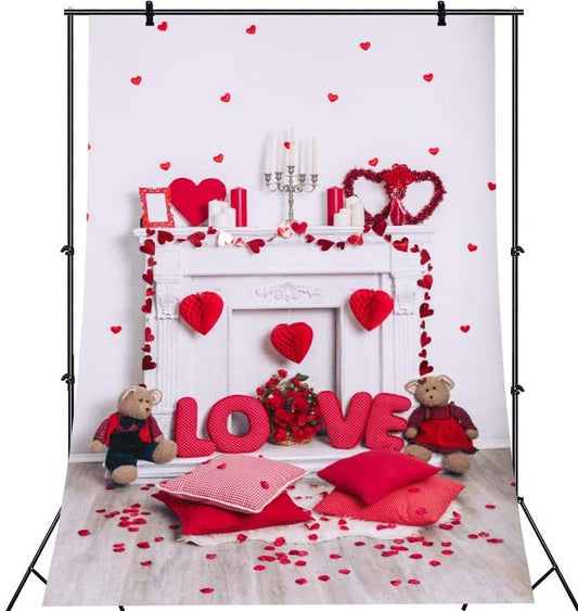 Valentine's Day Party Photo Backdrops Room Decorations Background VAT-45