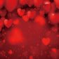 Happy Valentine's Day Decorations Red Love Heart Backdrop ZH-23