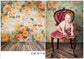 Flower Wall Wooden Floor Backdrop for Photo Studio CM-6718