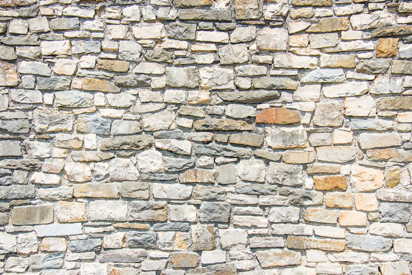 Close Up Stone Wall Texture Backdrop for Photos D-243