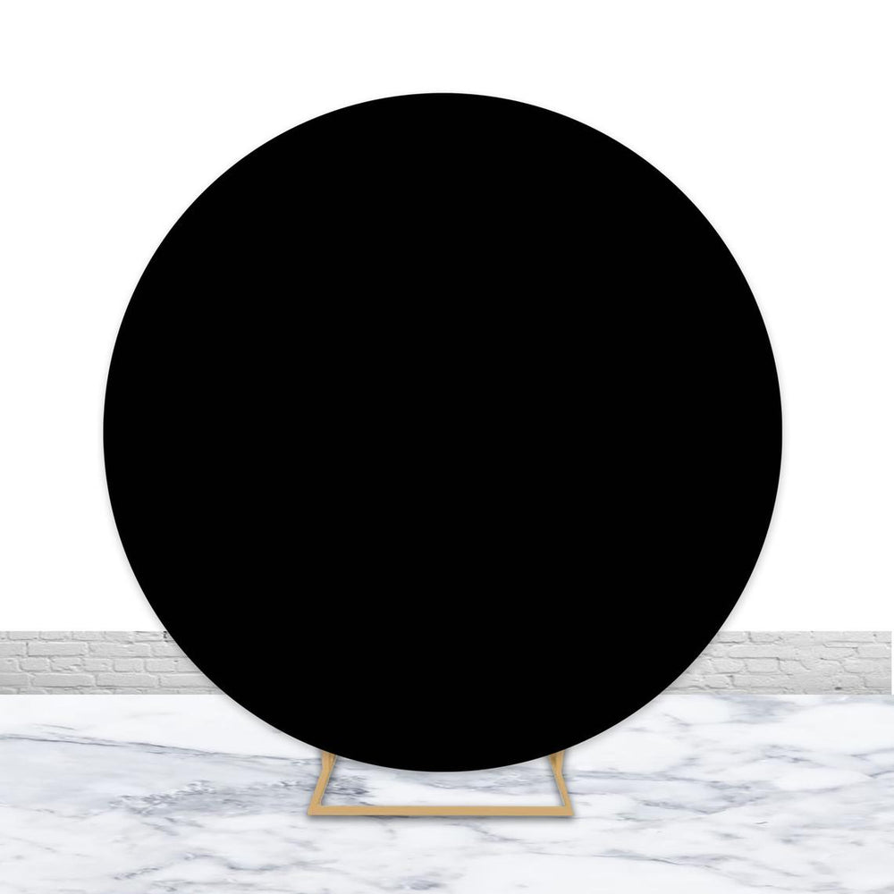 Custom Round Solid Colors Fabric Backdrop for Photo Shoot