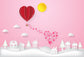 Valentine's Day Countryside Pink Backdrop for Photography LV-1216