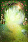Secret Forest Fantasy Tree Flower Arch Wonderland Backdrop