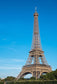 Paris Eiffel Tower Blue Sky Backdrop for Photo Booth LV-1549