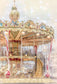 Carousel Fantasy Cartoon Backdrop for Children Photography