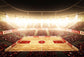 Basketball Court Stadium Lights Photo Backdrop LV-312