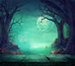 Halloween Backdrops Weird Moonlight Pumpkin Photography Background DBD-H19015