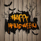 Happy Halloween Wood  Photo Booth Backdrop DBD-19013